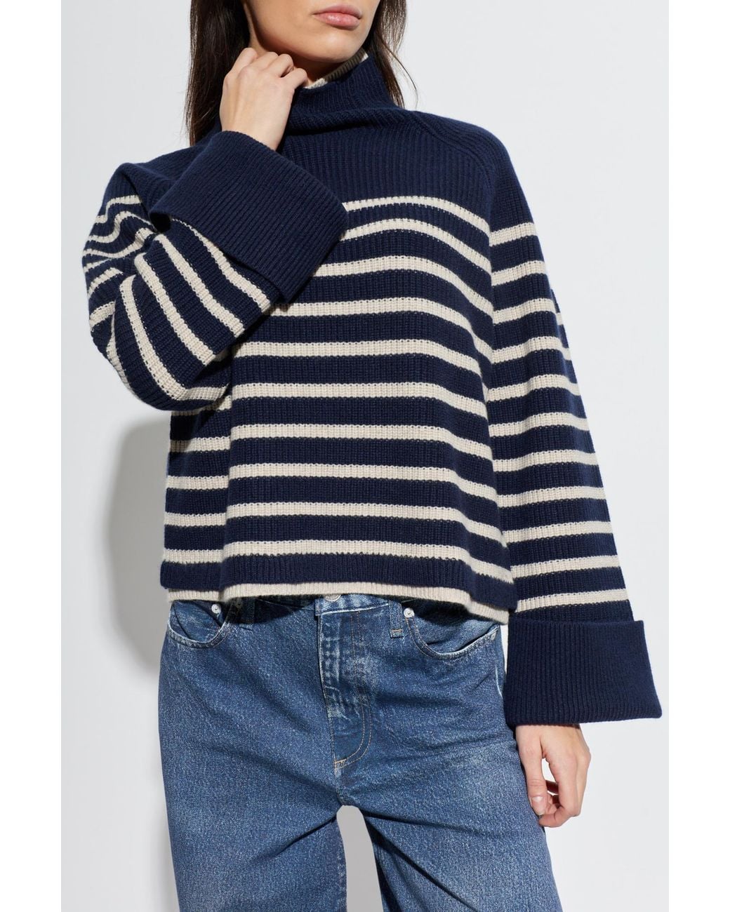 Rag & Bone Blue Wool Turtleneck