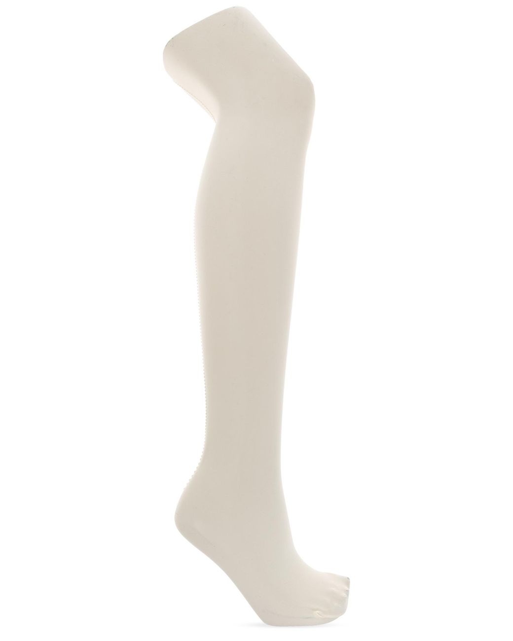 Heist Studios White 'Pearl Back Seam' Tights