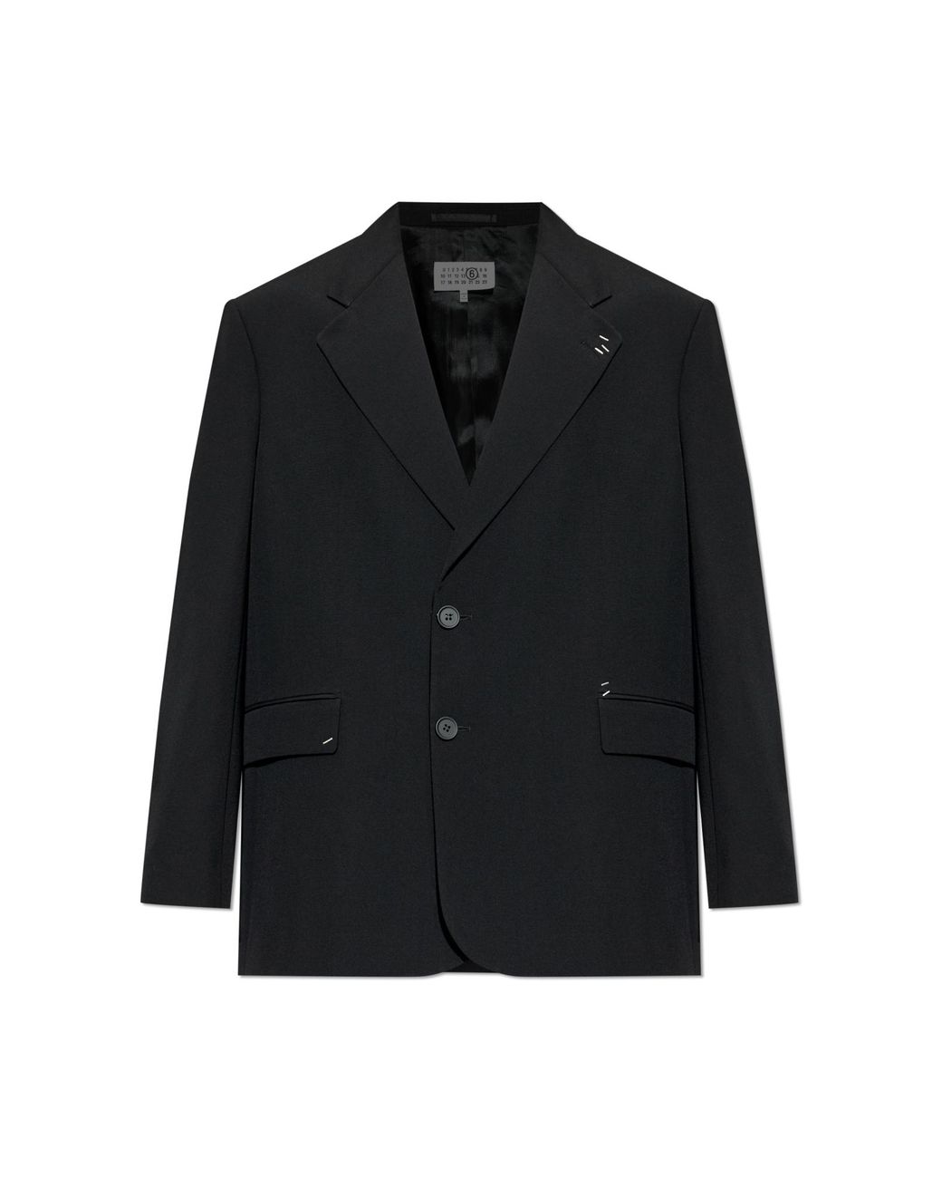 MM6 by Maison Margiela Black Blazer With Pockets for men