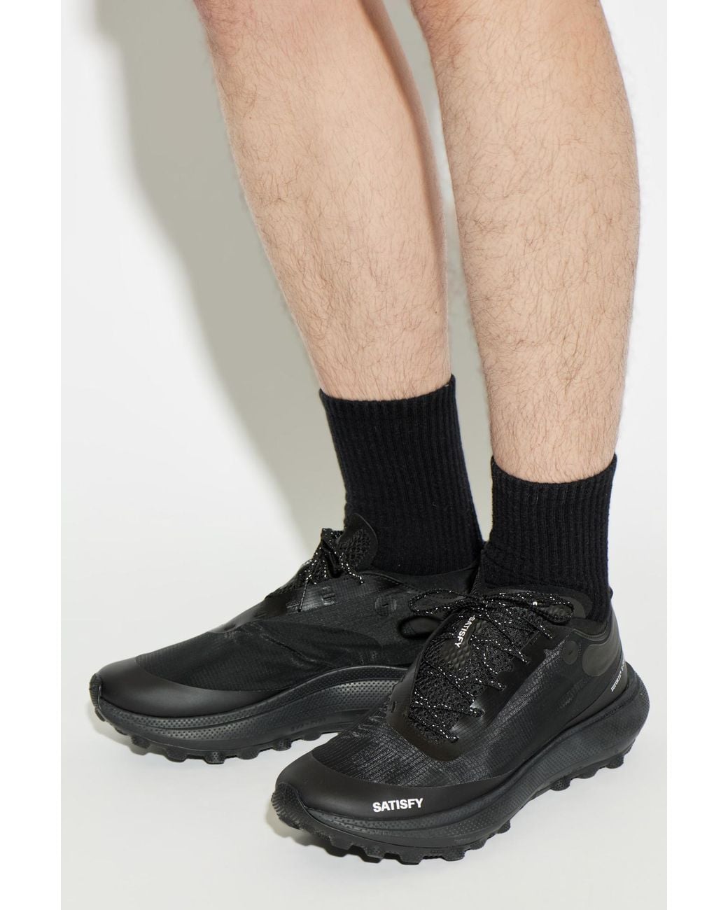 Satisfy Black 'Therocker' Sports Shoes for men