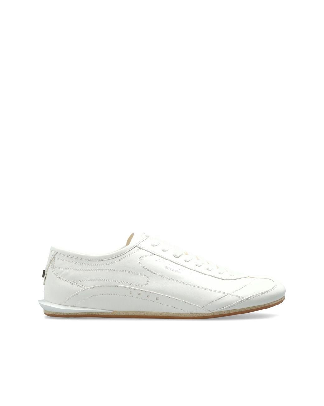 Dolce & Gabbana White Sport Shoes With Logo for men