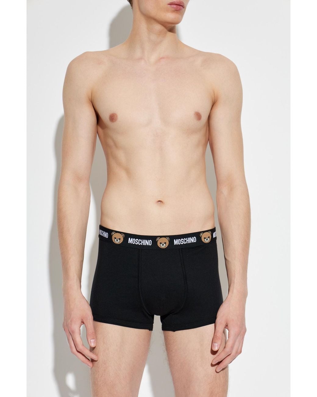 Moschino Black 2-Pack Of Cotton Boxers for men