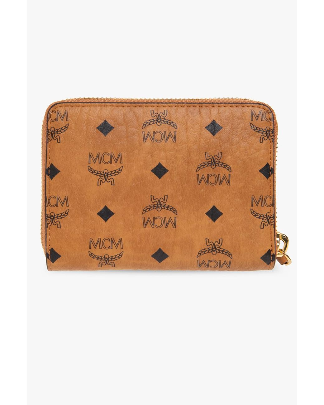 MCM Brown Wallet With Logo