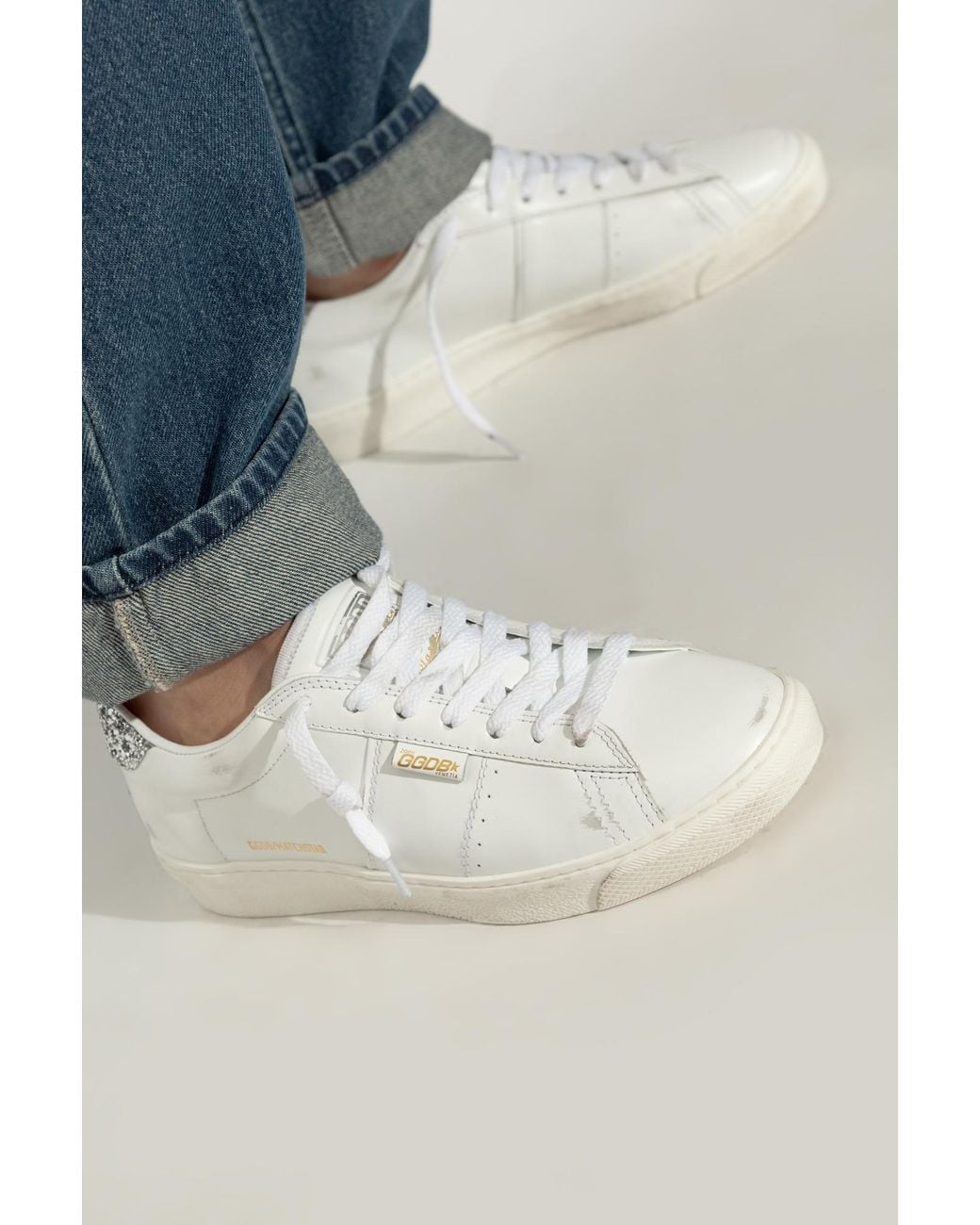 Golden Goose Deluxe Brand White Sports Shoes Matchstar