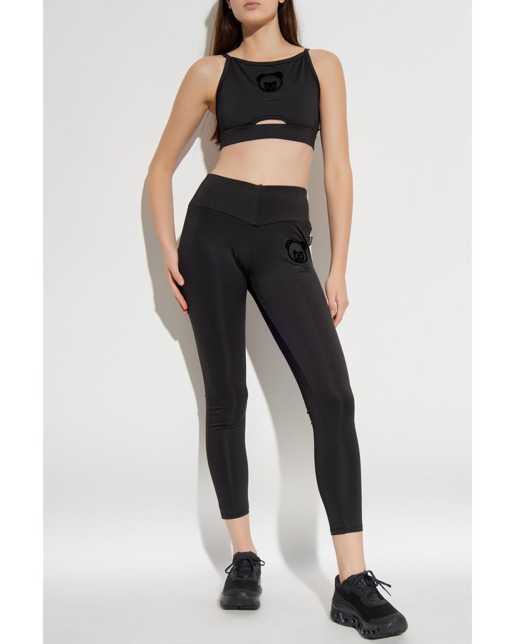 Moschino Black Lingerie-Style Camisole Top