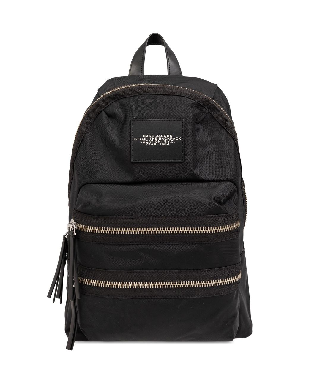 Marc Jacobs Black Backpack 'The Biker Large'