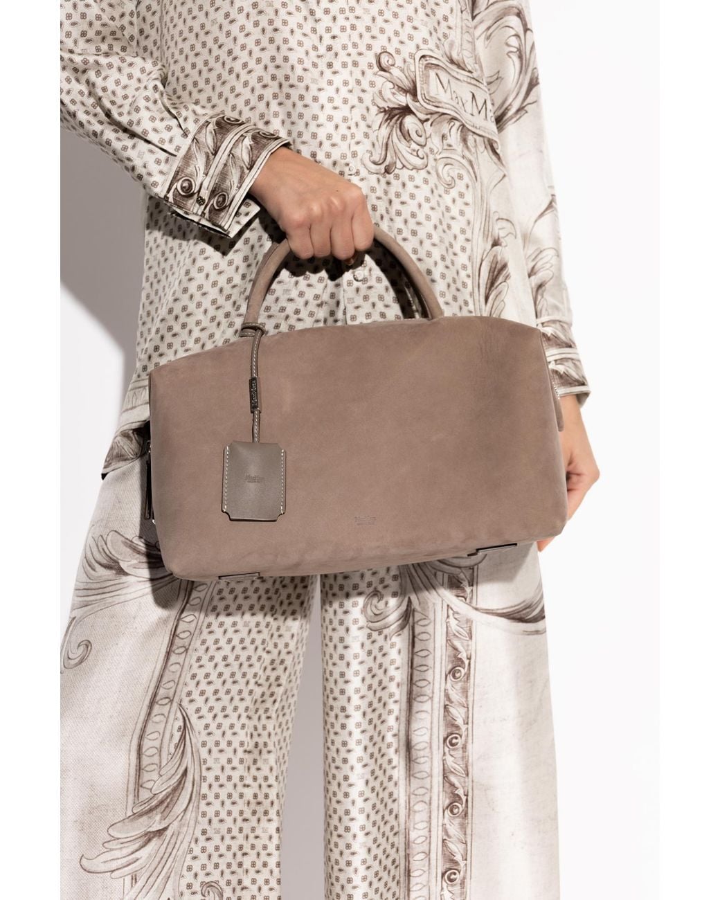 Max Mara Brown Hand-Held Bag 'Holdallm'