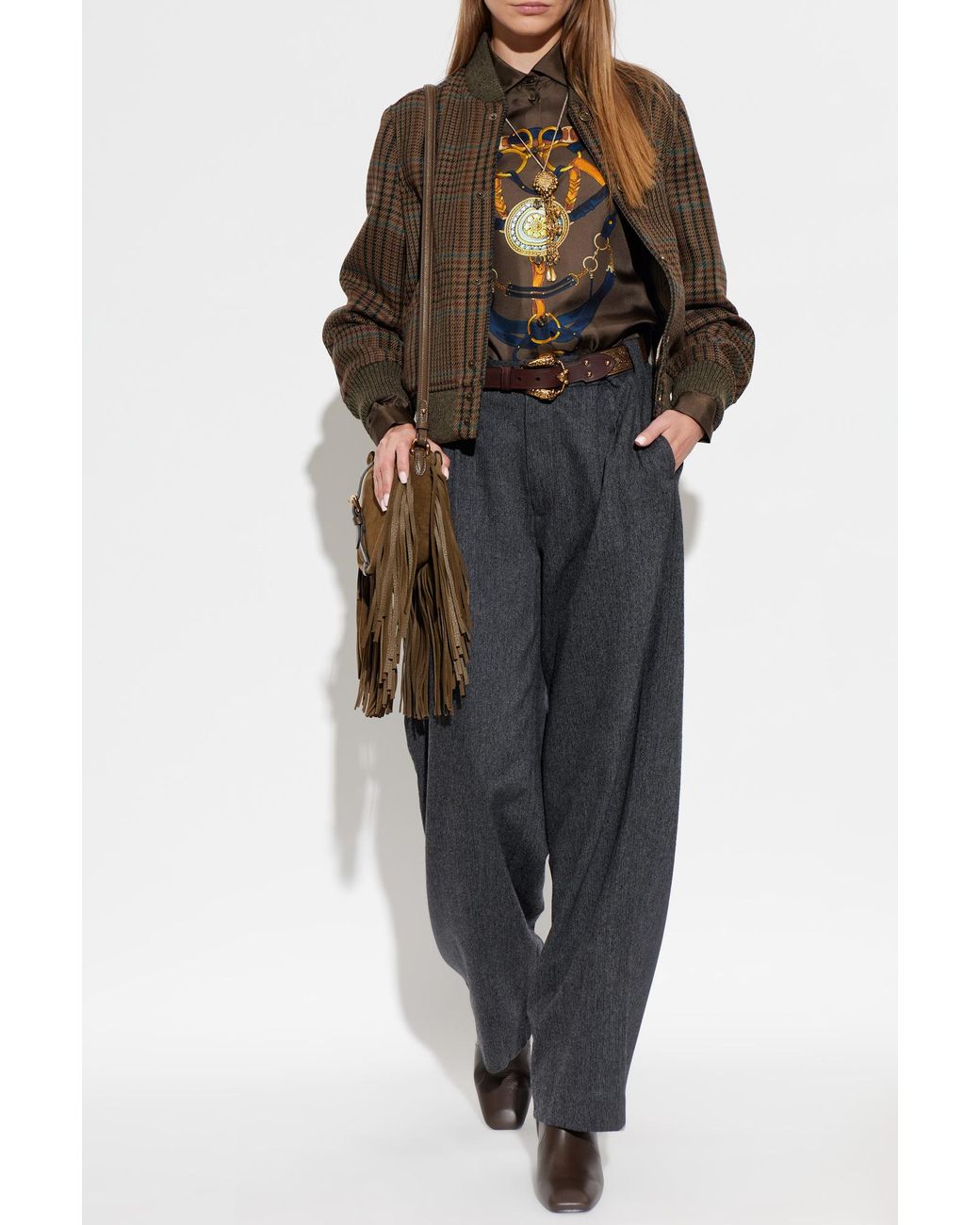 Etro Brown Bomber Jacket