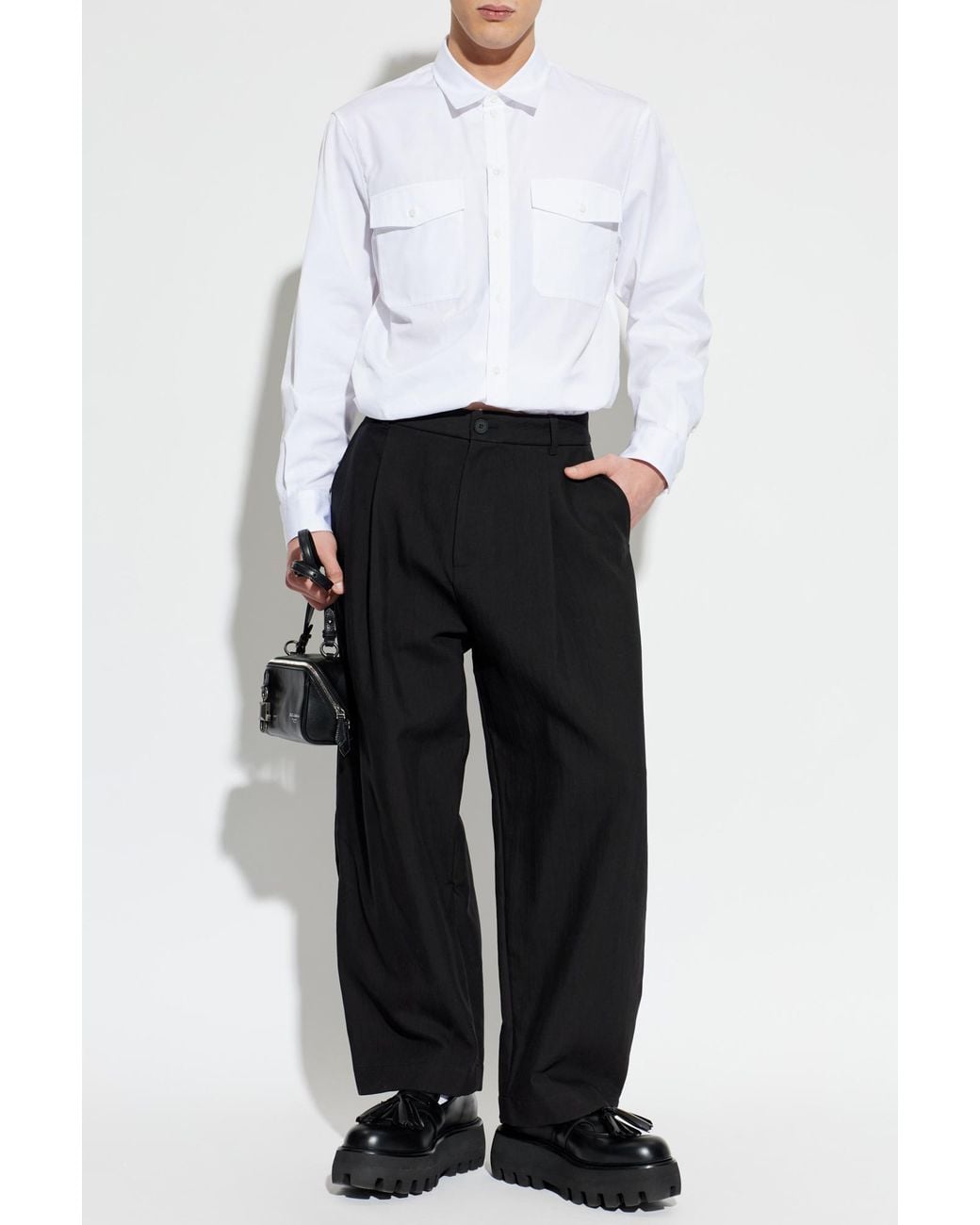 DSquared² White Shirt With Pockets for men
