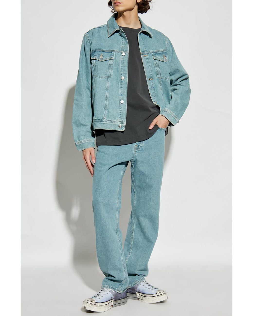 Samsøe & Samsøe Blue "Samisck" Denim Jacket for men