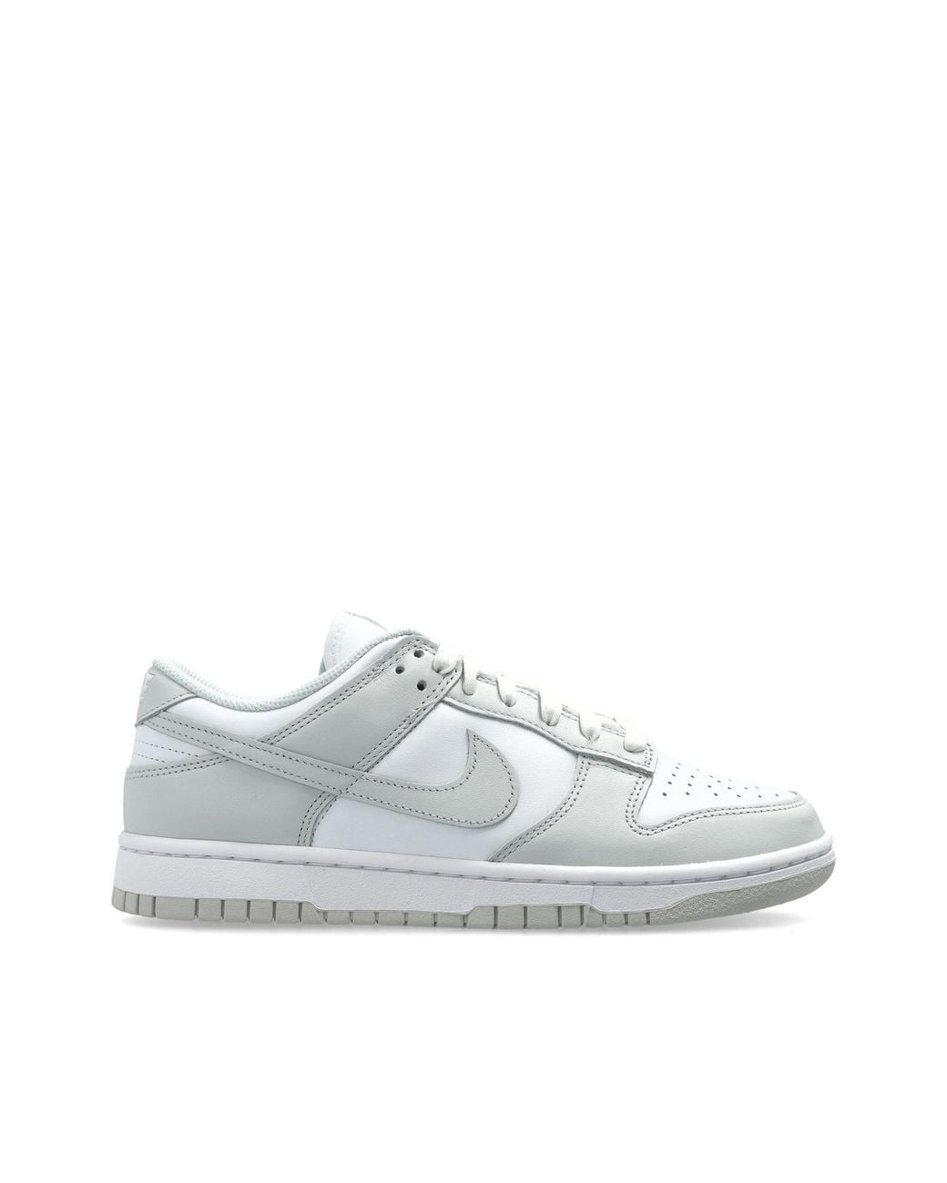 Nike White 'Dunk Low' Sneakers