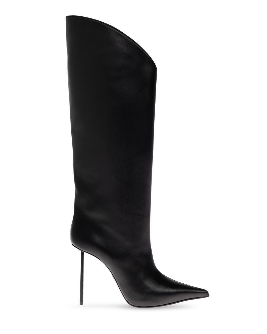 Le Silla Black Heeled Boots 'Futura'