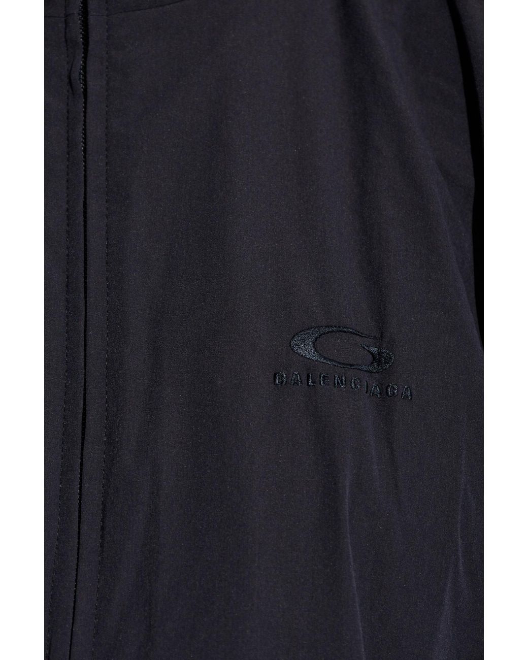 Balenciaga Blue Jacket With Logo