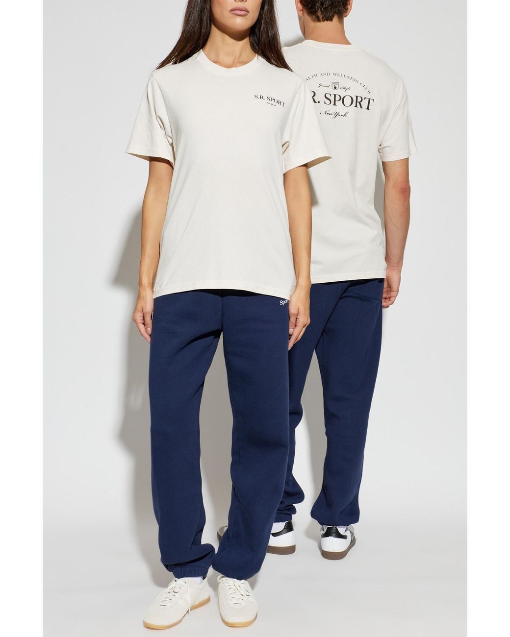 Sporty & Rich White T-Shirt From The "Yoga Retreat Drop" Collection