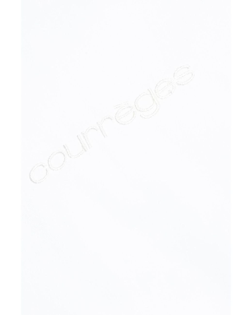 Courreges White Jacket With Logo for men