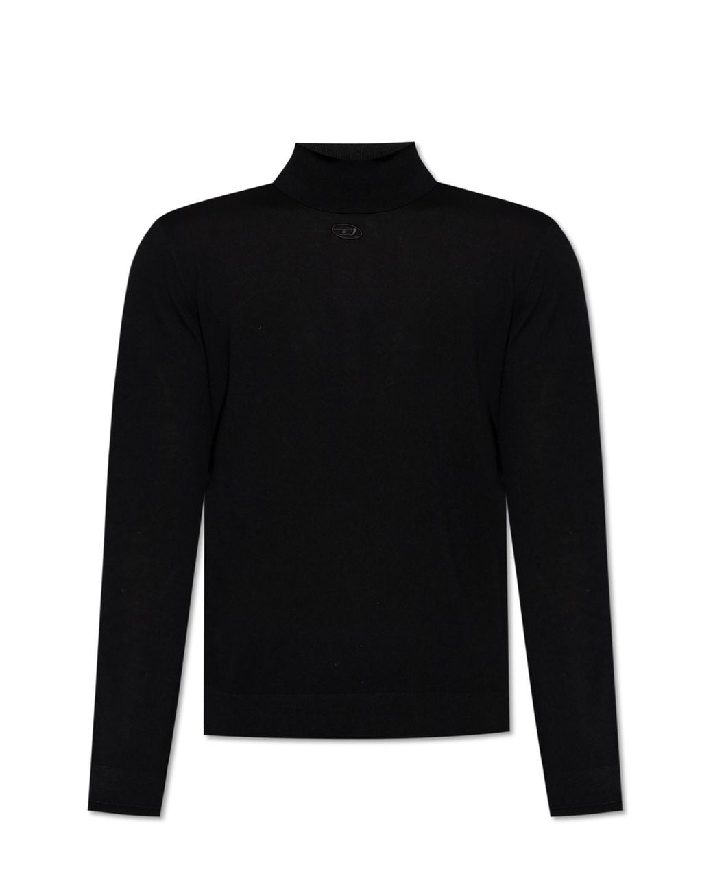 DIESEL Black Sweater K-Varta for men