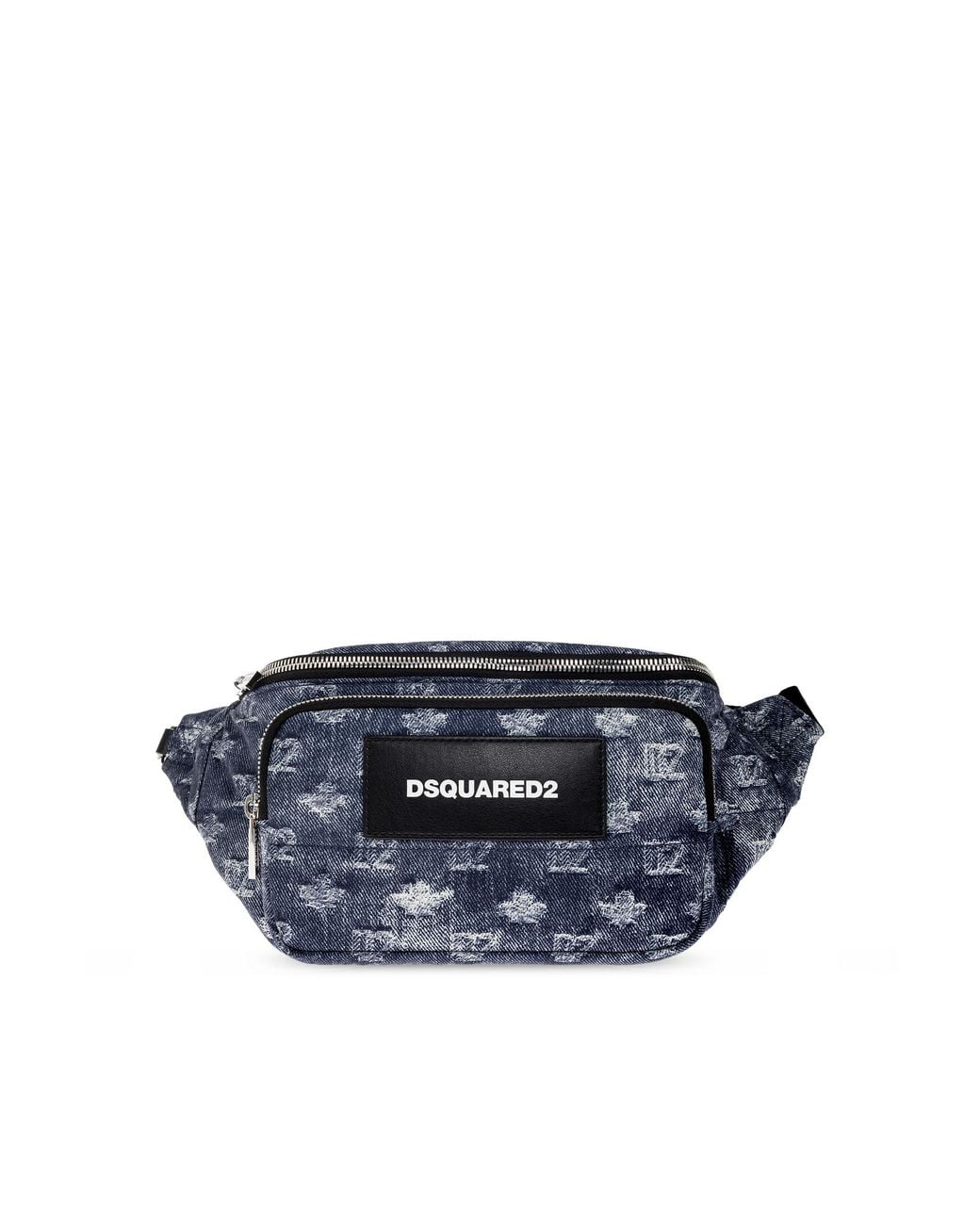 DSquared² Blue Monogram Belt Bag for men