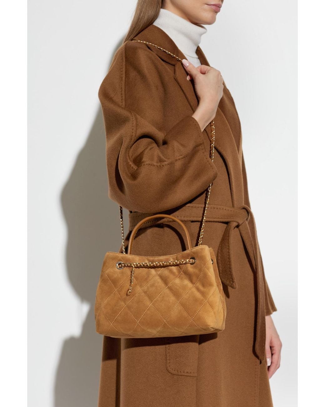 Tory Burch Brown 'Fleming Small' Handbag