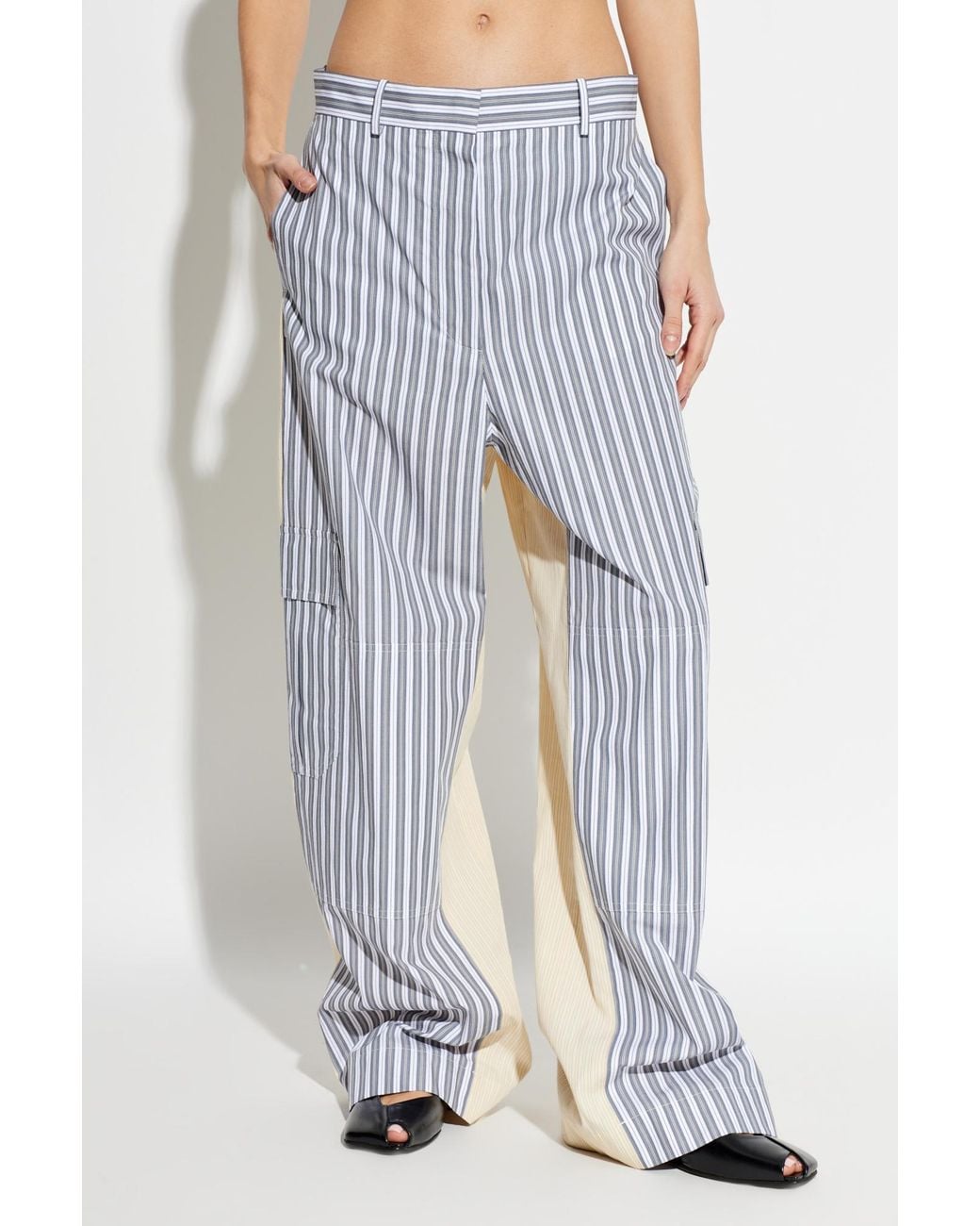 Stella McCartney Blue Cargo Trousers