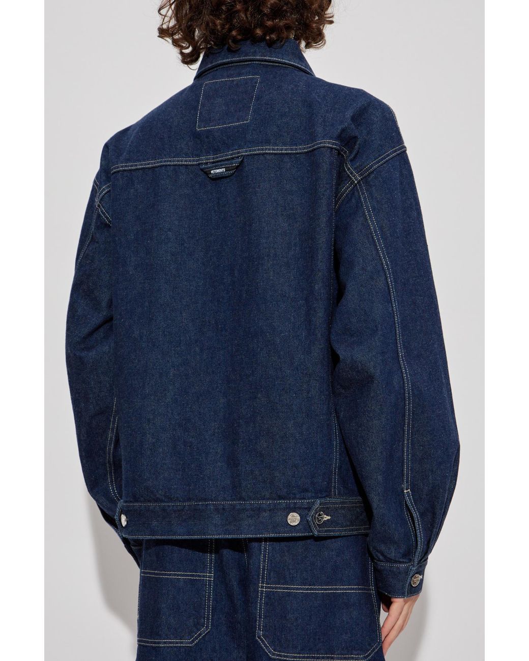 Vetements Blue Denim Jacket