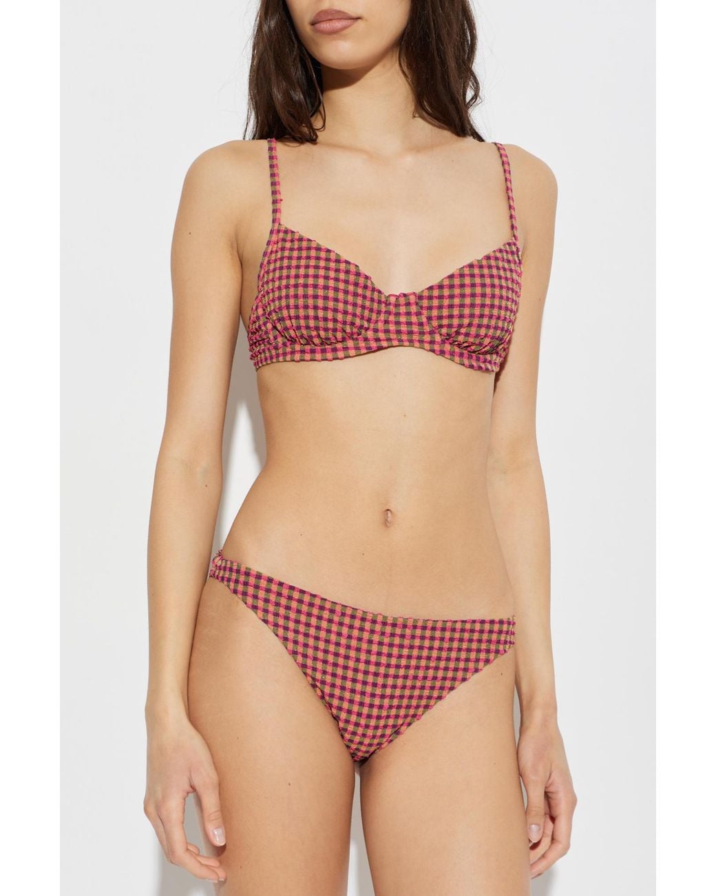The Upside Red Top Of The "Aliki" Swimsuit