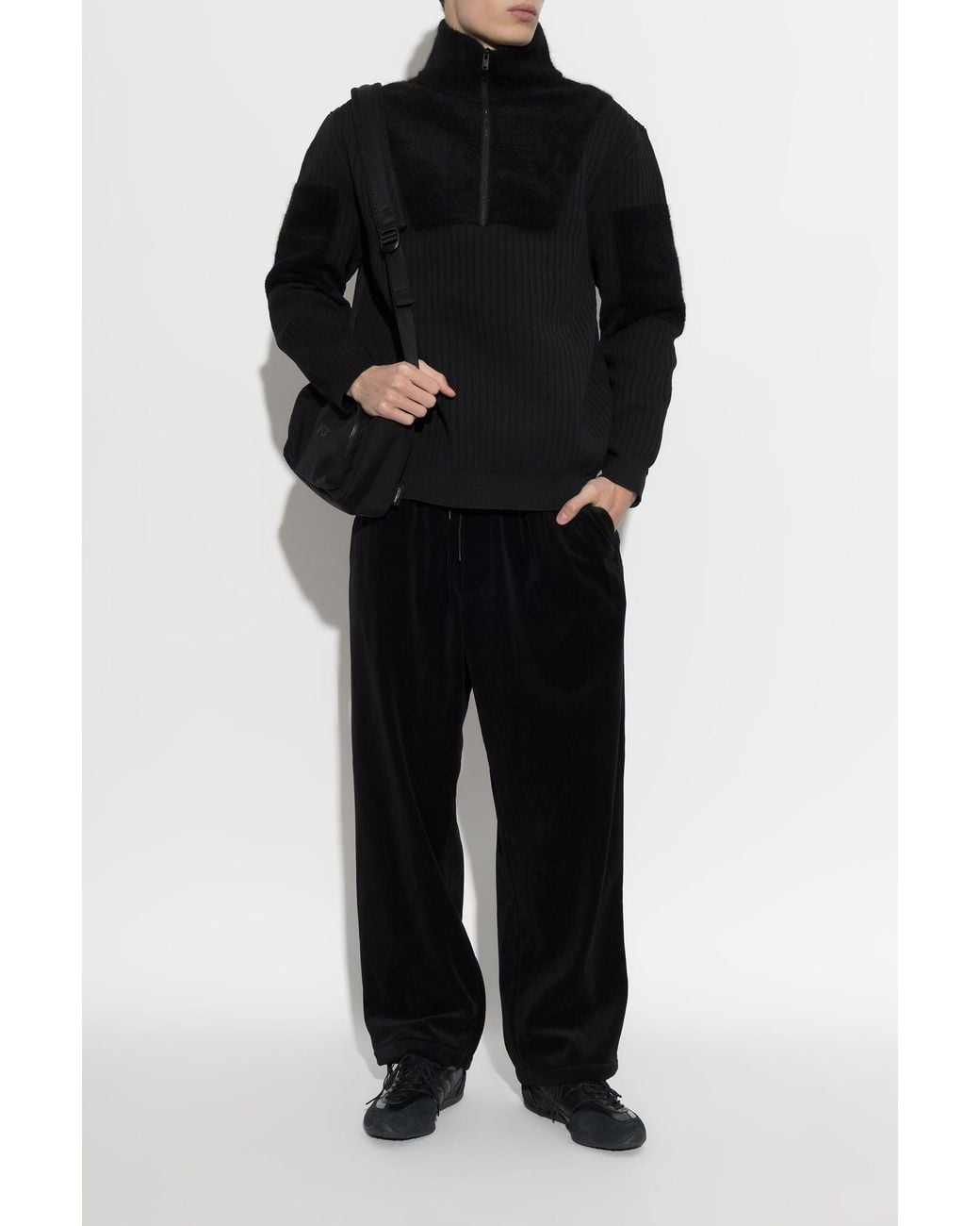 Y-3 Black Sweater for men