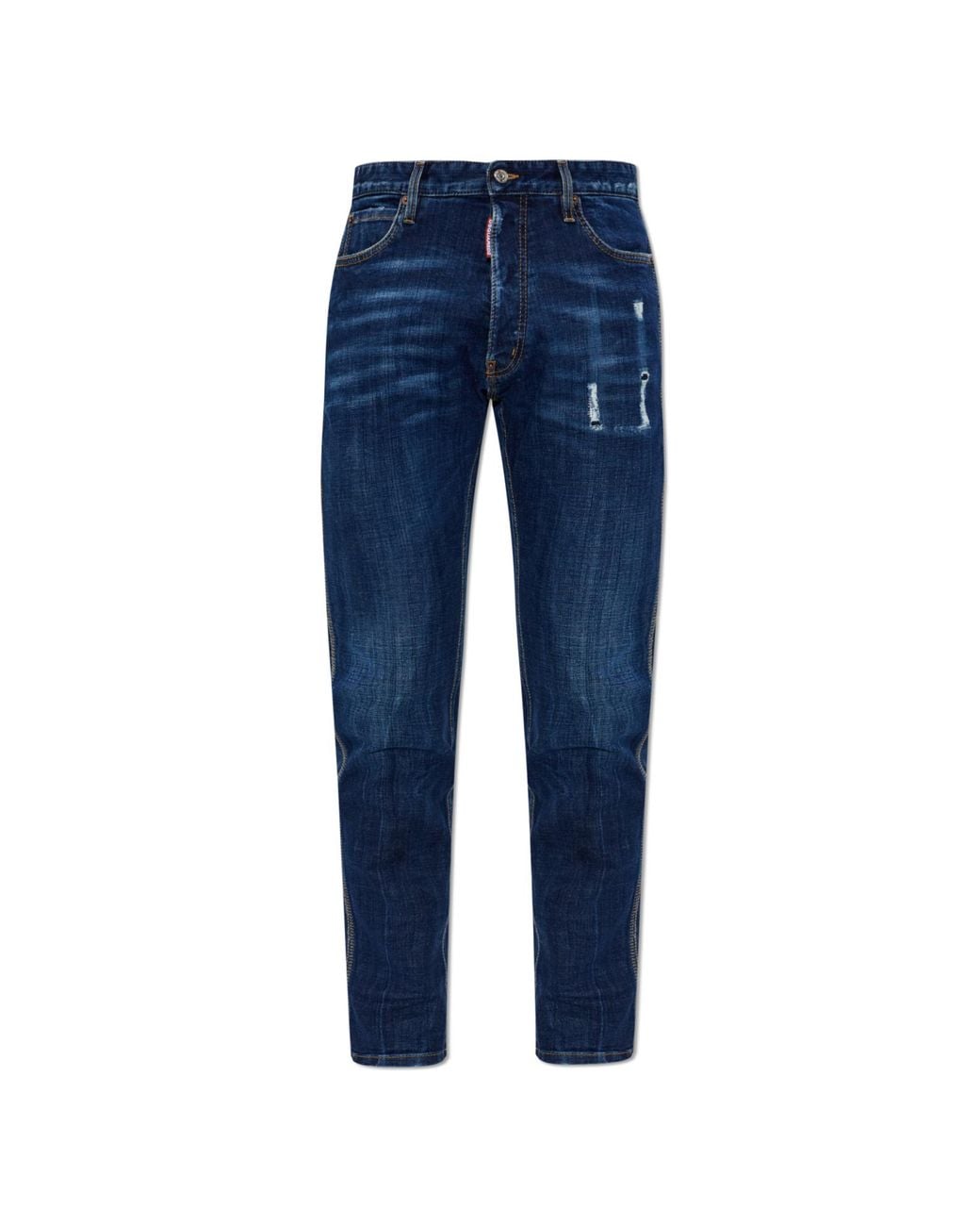 DSquared² Blue 'Mini Front Teddy' Jeans for men