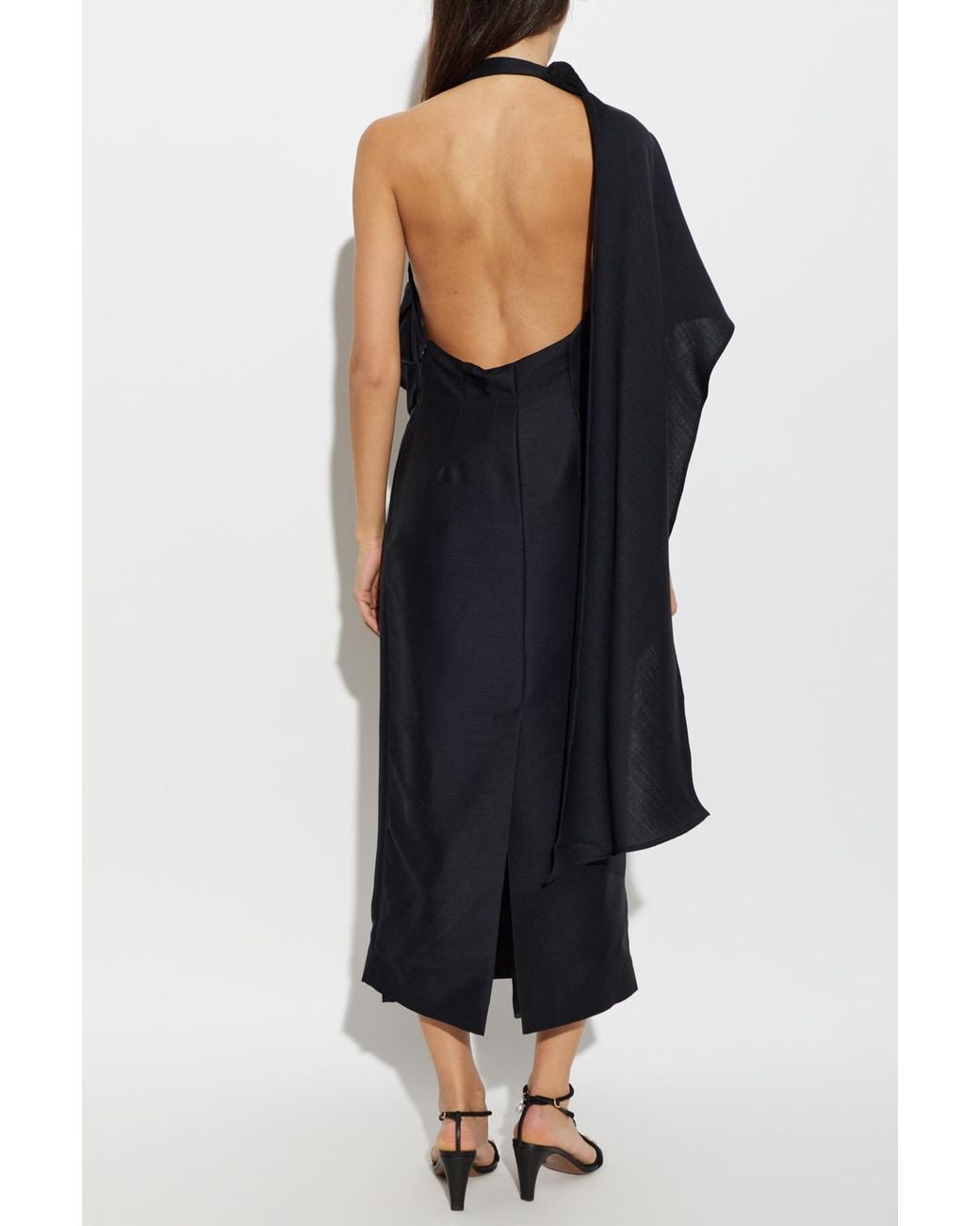 Rohe Black Dress With Open Back