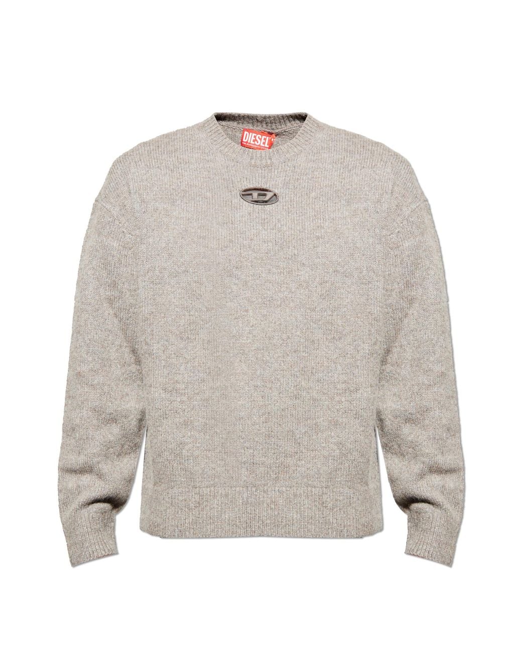 DIESEL White Sweater K-Areeso' for men