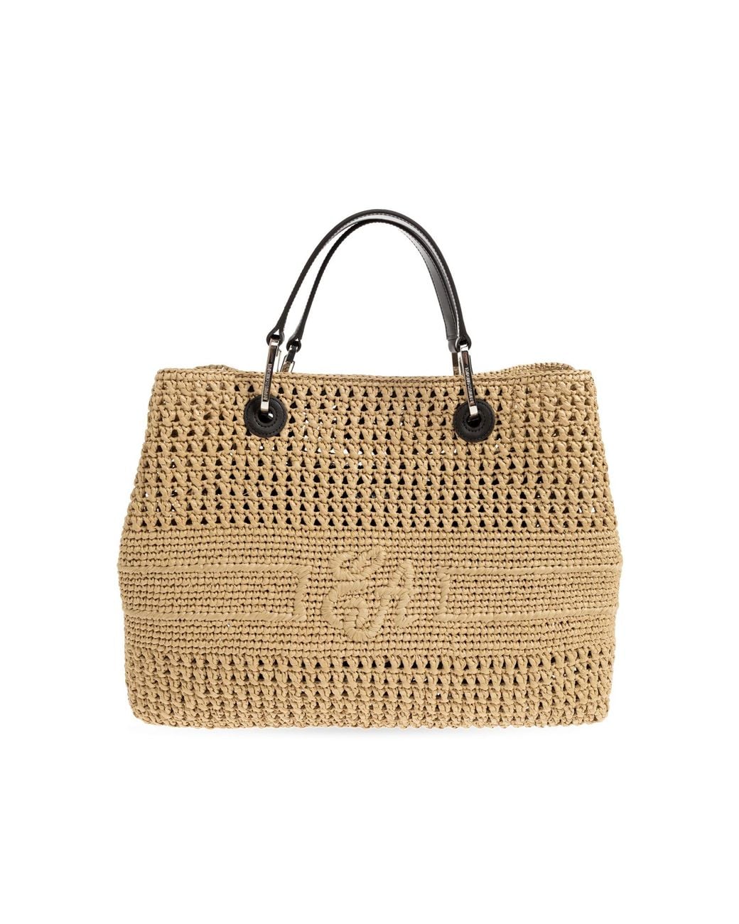 Emporio Armani Natural Bag With Logo