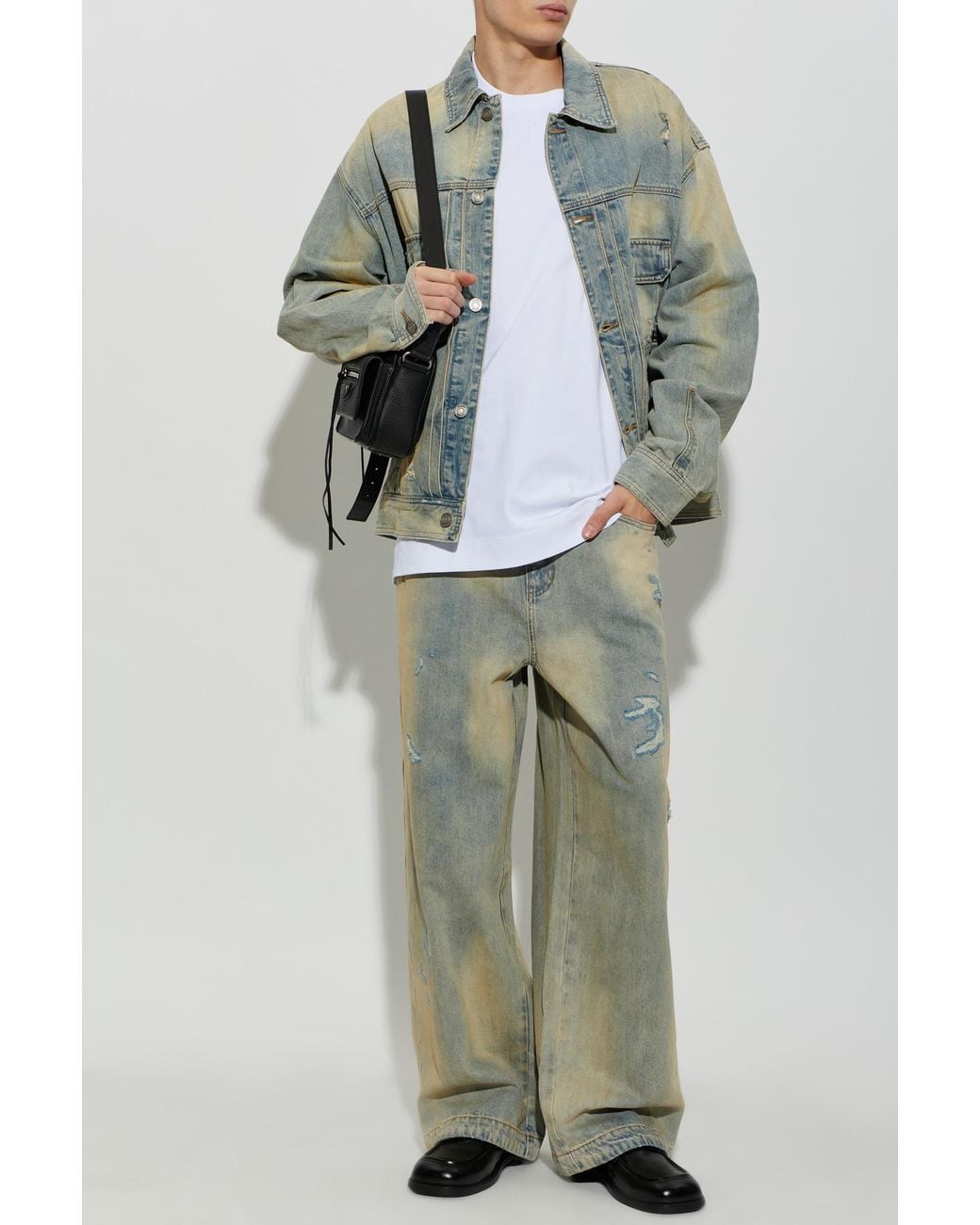Juun.J Green 'Vintage' Jeans for men