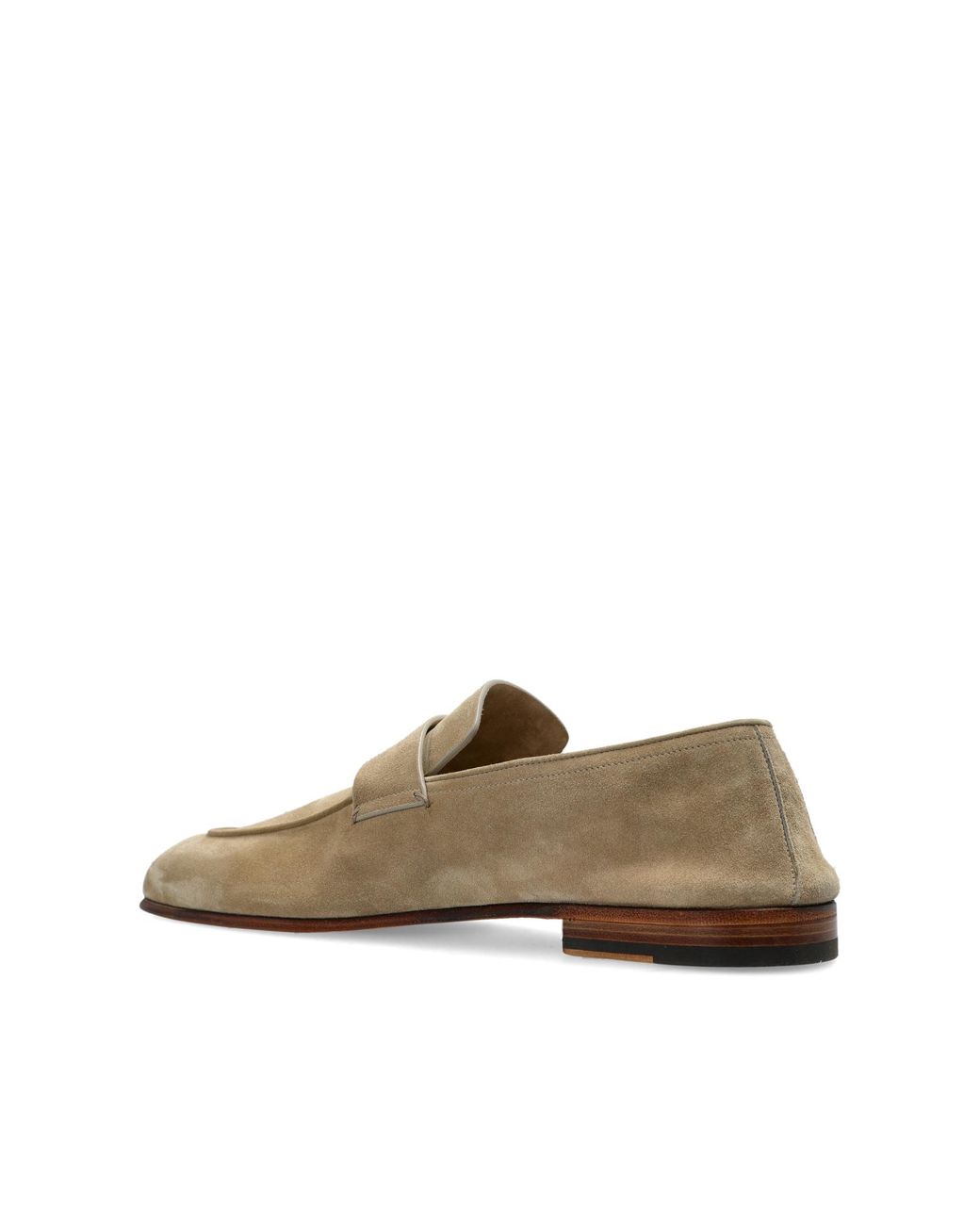Eleventy Brown Suede "Loafers" Shoes for men