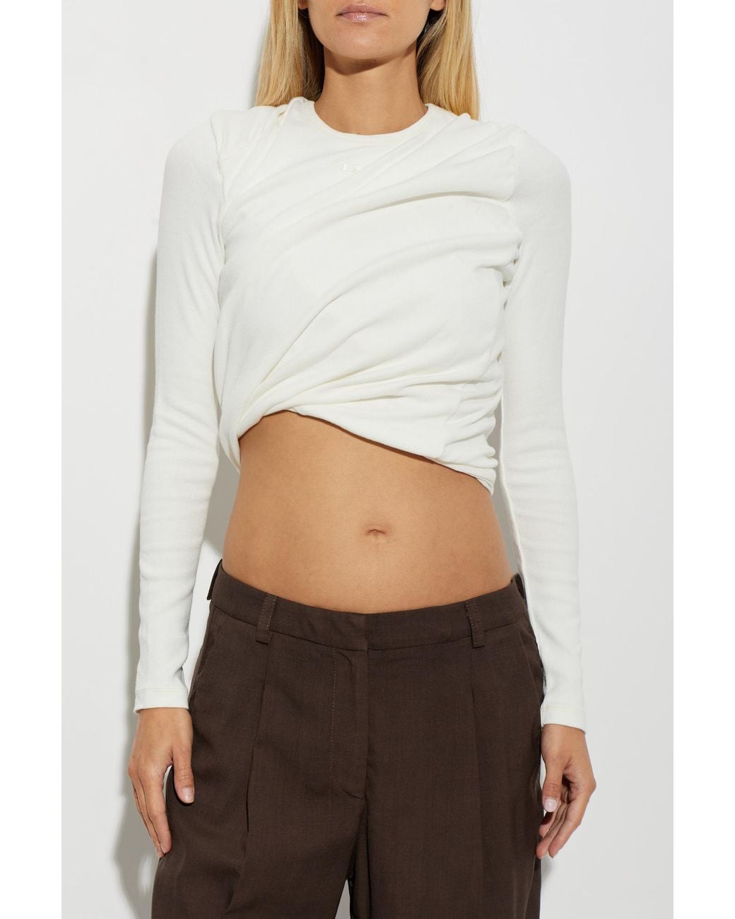 DIESEL White Top 'T-Asay-Pl'