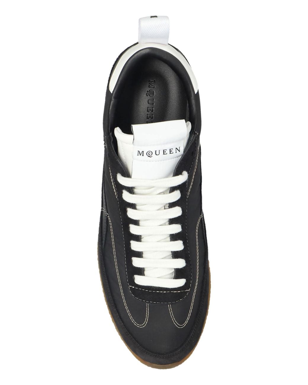 McQueen Black Sports Shoes With Logo for men