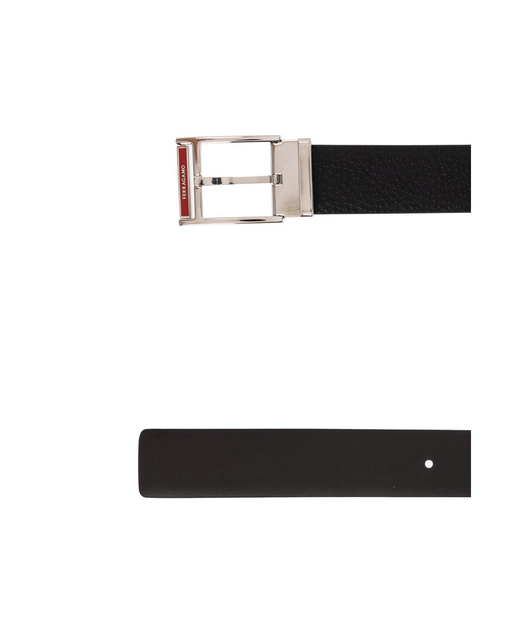 Ferragamo Black Double-Sided Belt for men