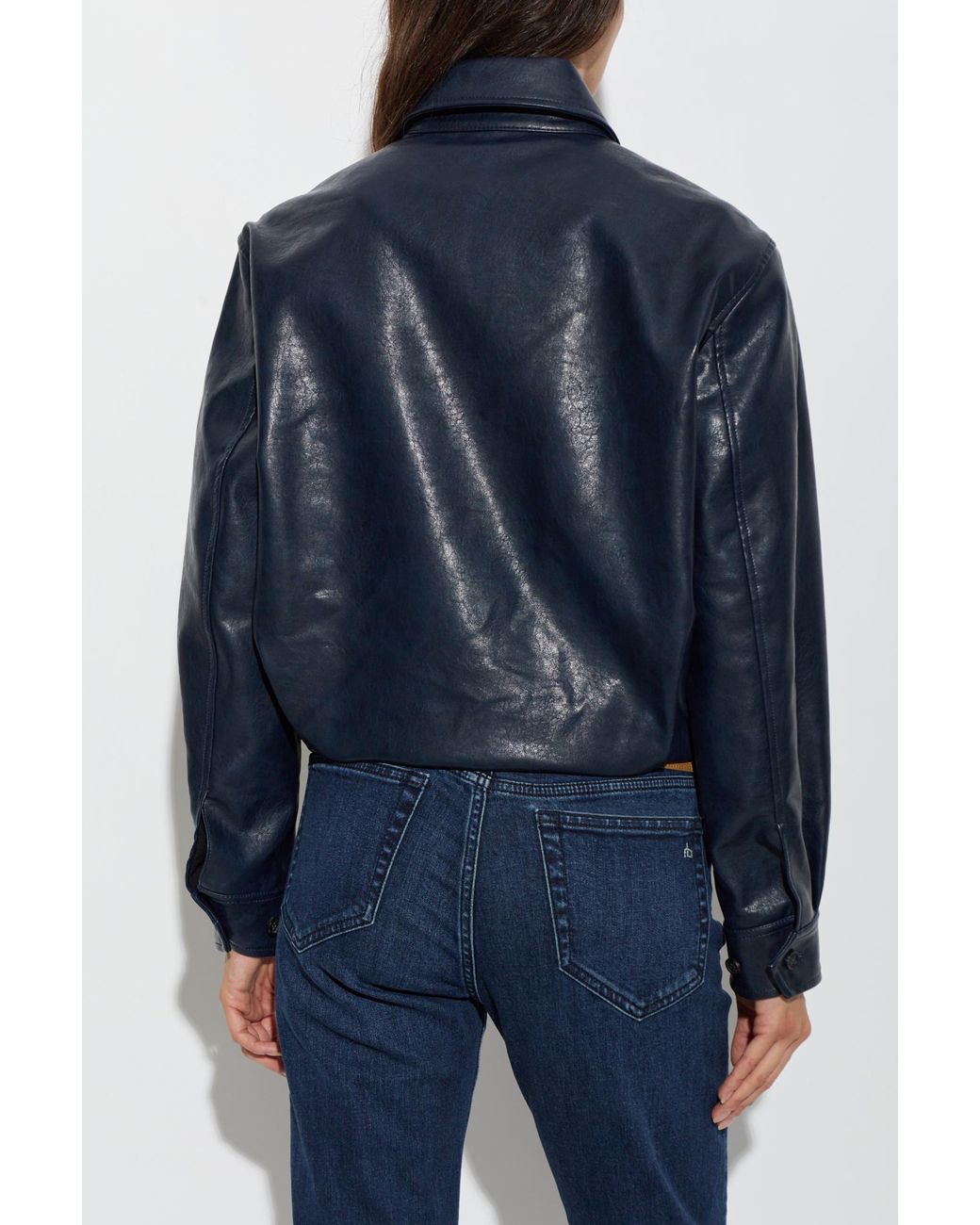 Rag & Bone Blue Jacket With Collar