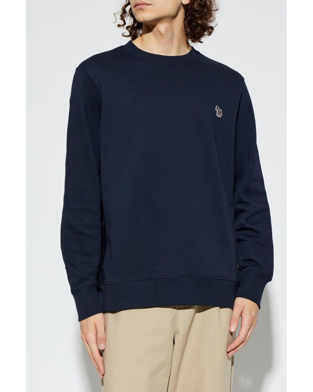 Paul Smith Blue Sweatshirt With Patch for men