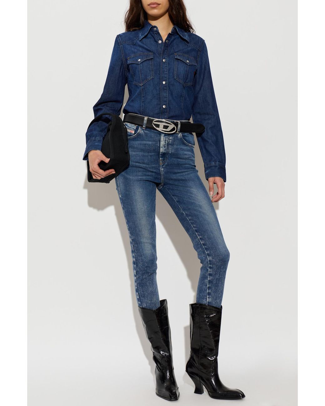 DIESEL Blue Jeans '1984 Slandy-High'