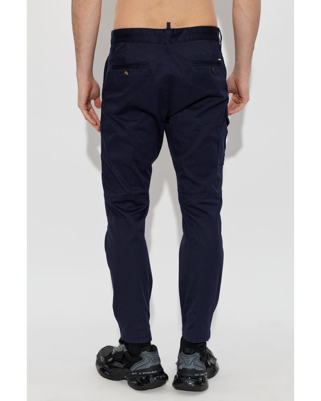 DSquared² Black 'Cargo' Trousers for men