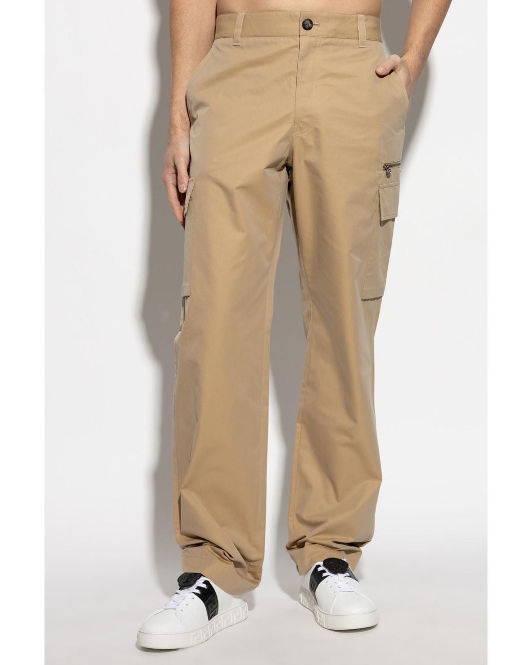 Versace Red Trousers With Pockets for men