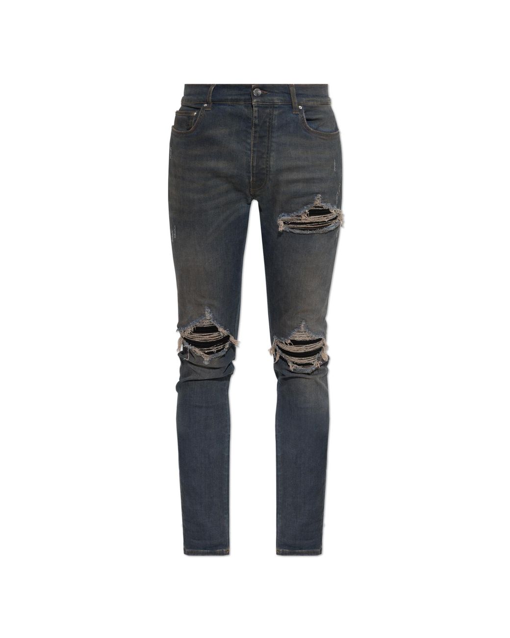 Amiri Gray Jeans With 'Vintage' Effect for men