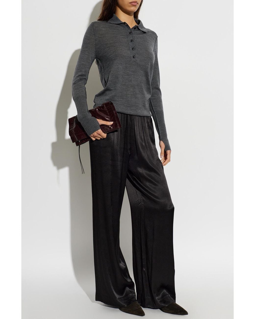 AllSaints Black 'Lycia' Trousers