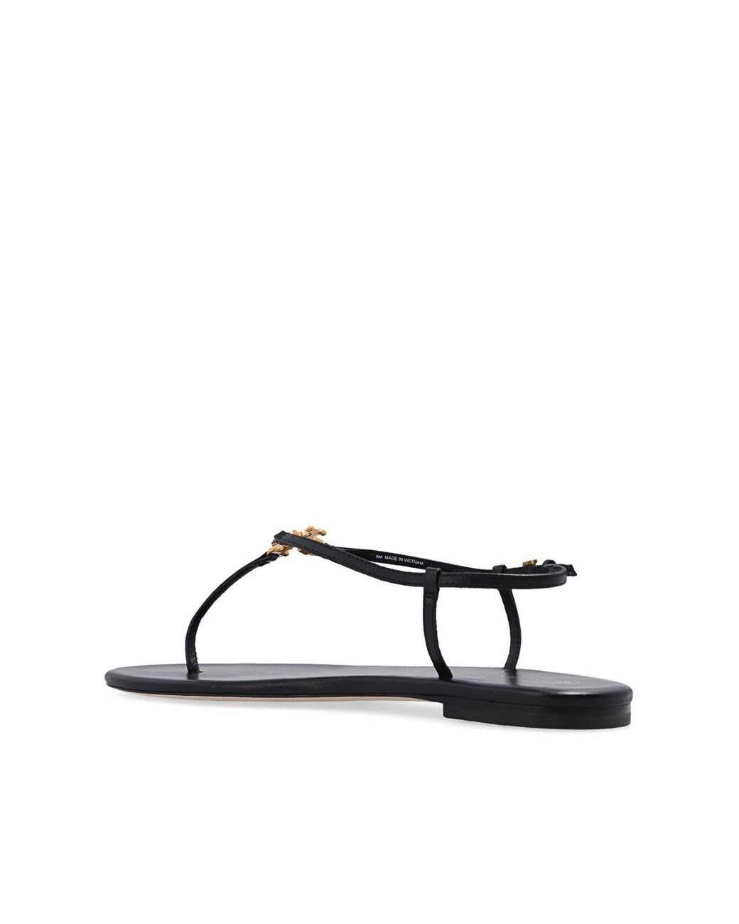 Tory Burch 'capri' Sandals in Black | Lyst
