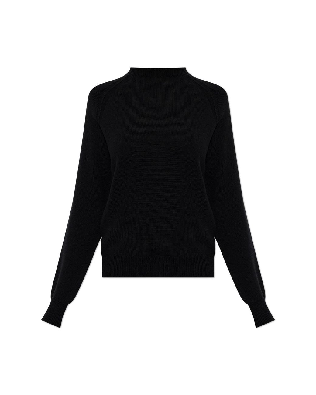 Studio Nicholson Black Wool Turtleneck Sweater 'Loenne'