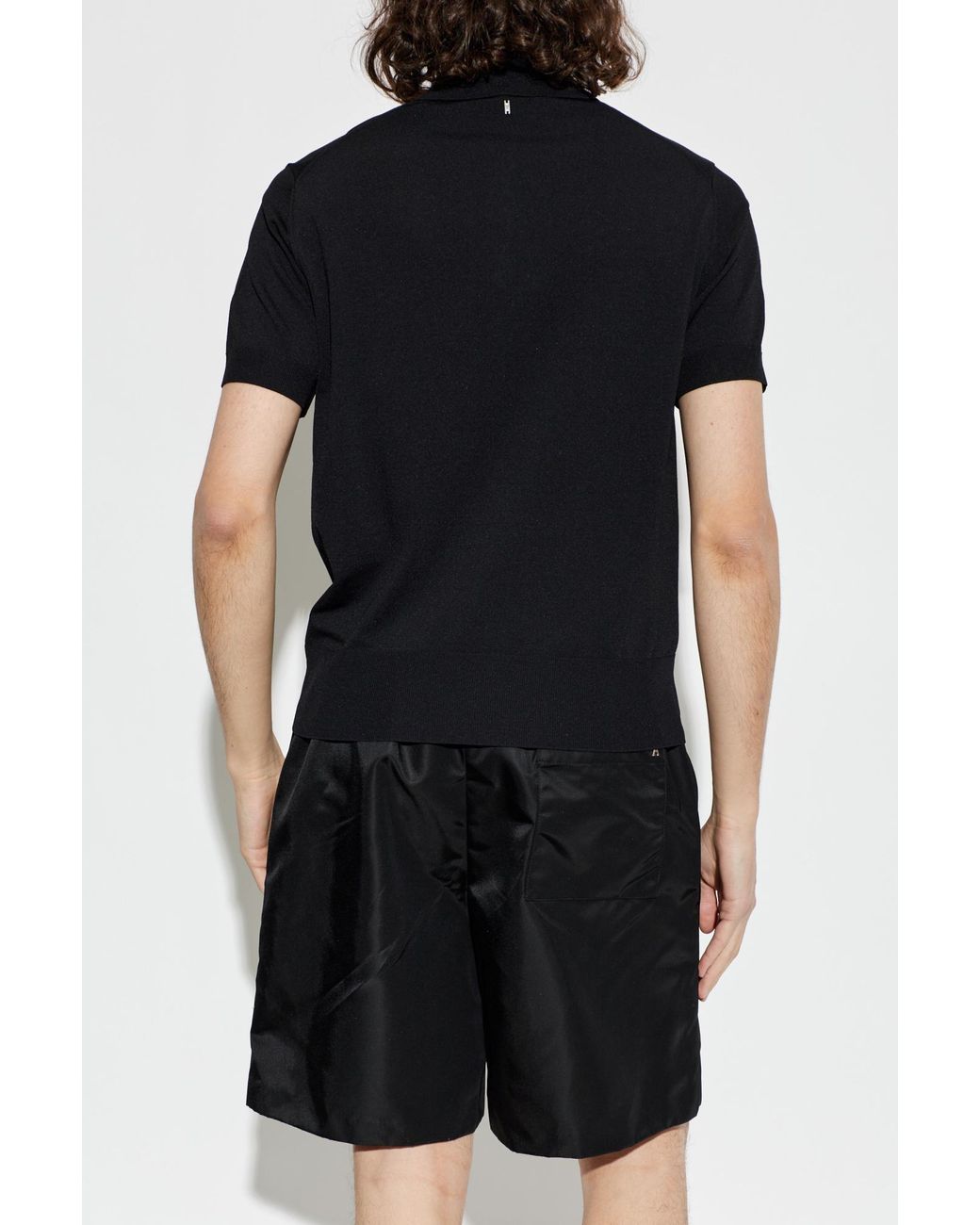 AMI Black Polo for men
