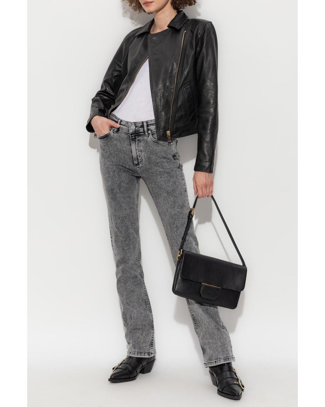AllSaints Black Jacket 'Vela'