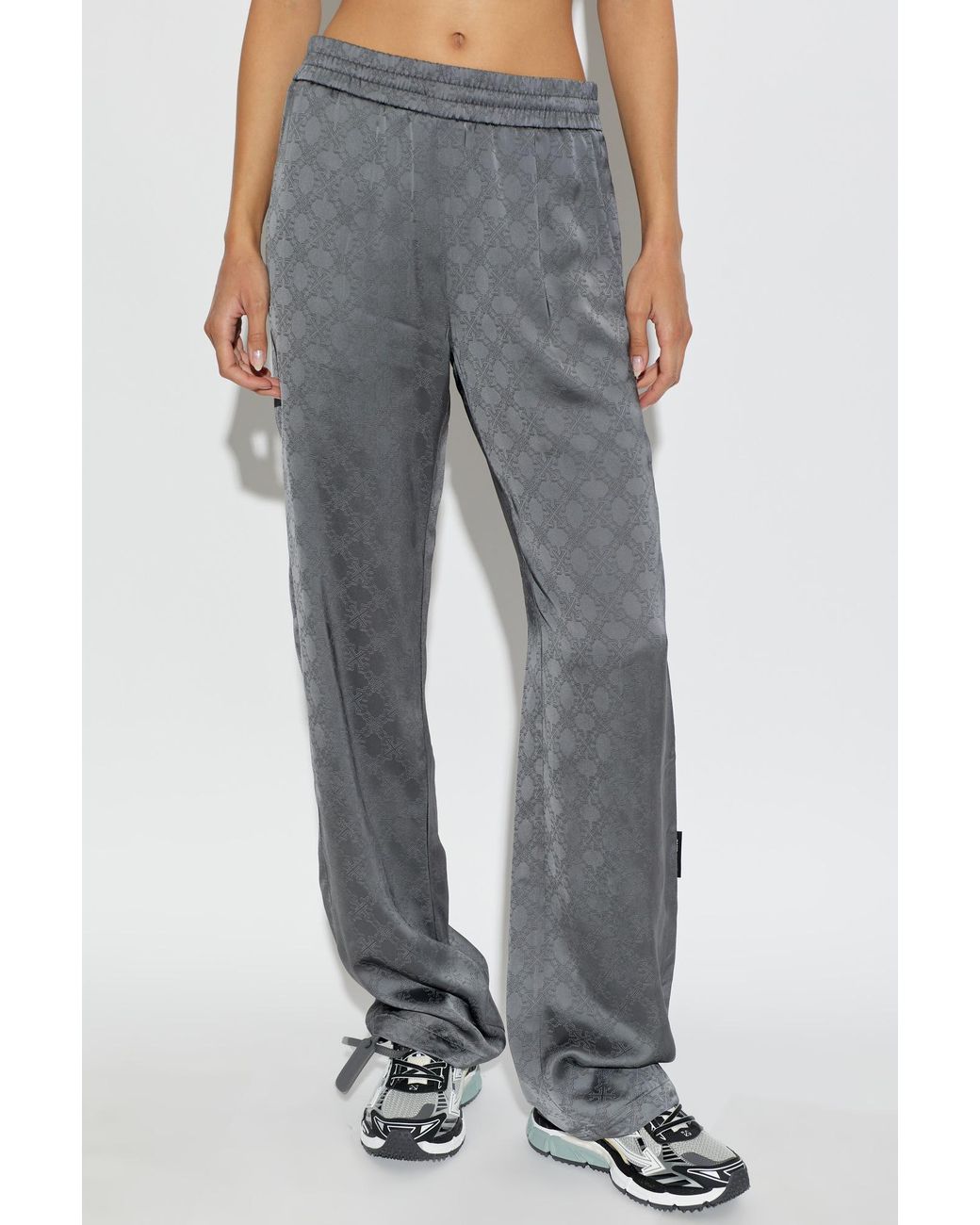 Off-White c/o Virgil Abloh Gray Monogram Trousers