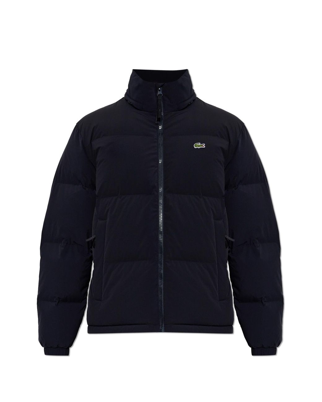 Lacoste Blue Insulated Stand-Up Collar Jacket for men