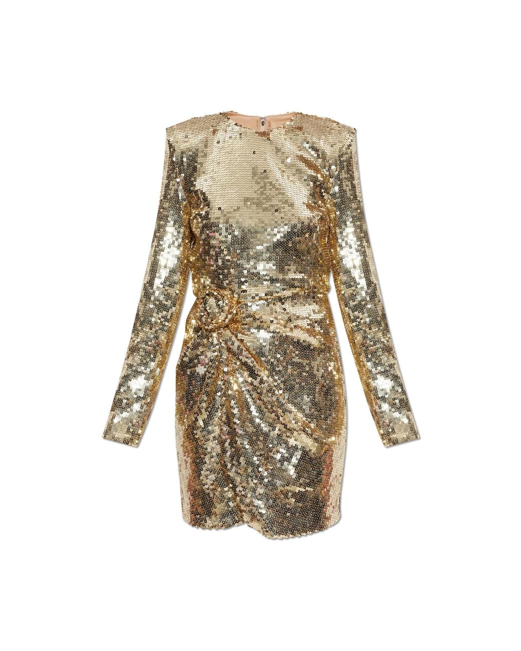 ROTATE BIRGER CHRISTENSEN Natural Sequin Dress