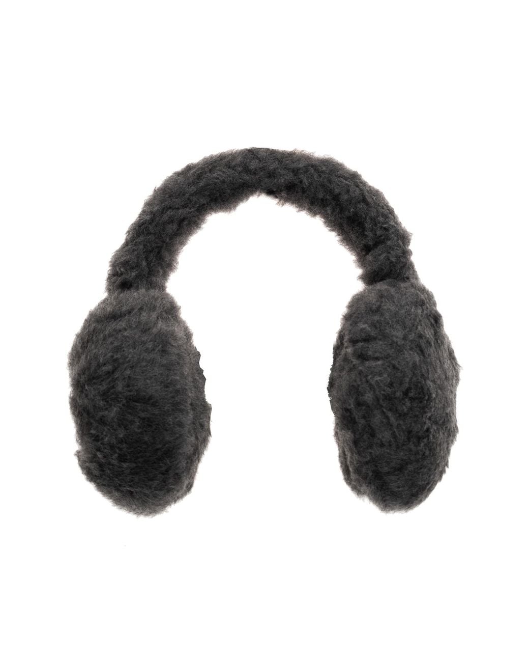 Max Mara Black Wool Earmuffs 'Muffy2'
